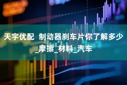 天宇优配  制动器刹车片你了解多少_摩擦_材料_汽车